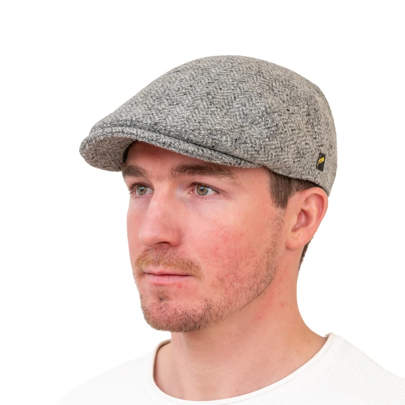 Handcrafted Donegal Tweed Flat Cap