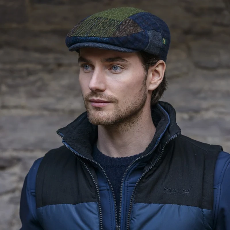 Irish Patchwork Flat Cap