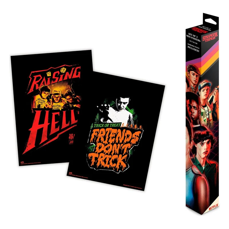 Stranger Things Mini-Poster 2er Set