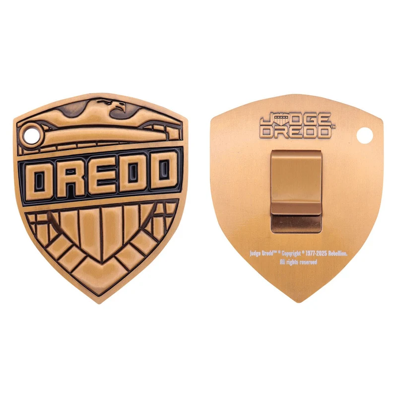 2000 AD Replik Judge Dredd Badge Limited Edition