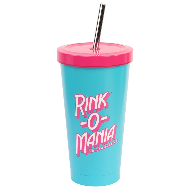 Stranger Things Becher mit Strohhalm Rink-O-Mania 550 ml