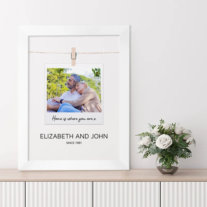 Personalised Personalised Valentine's Polaroid Print