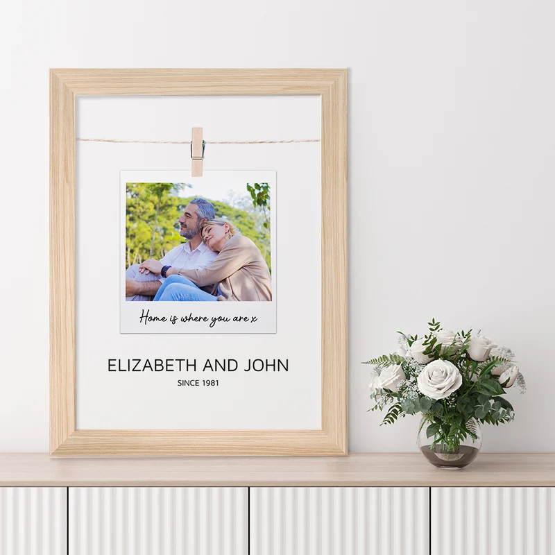 Personalised Personalised Valentine's Polaroid Print