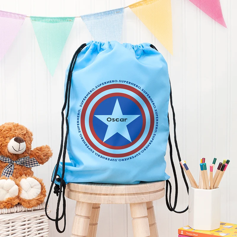 Personalised Personalised Superhero Waterproof Swim Bag