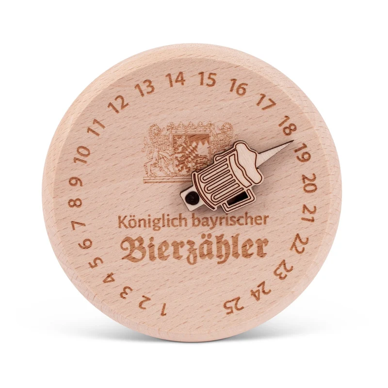 Bierglasdeckel "Königlich bayrischer Bierzähler" (XL-Edition)