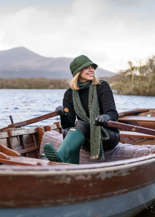 Mucros Flapper Hat | Green