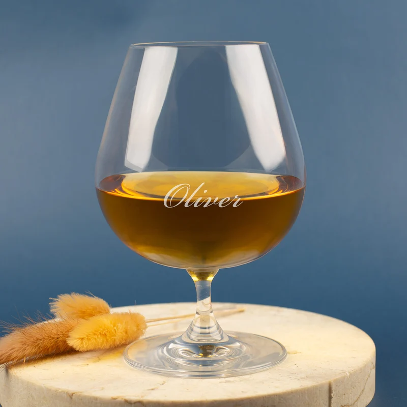 Leonardo Cognacschwenker & Whiskyglas mit Gravur | Personalisiert mit Name - Geschenk für Genießer
