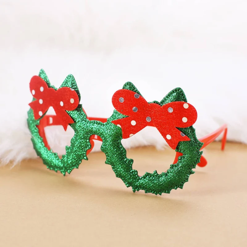 Spaß-Brille im weihnachtlichen Design