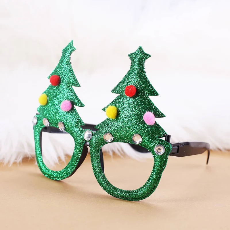 Spaß-Brille im weihnachtlichen Design