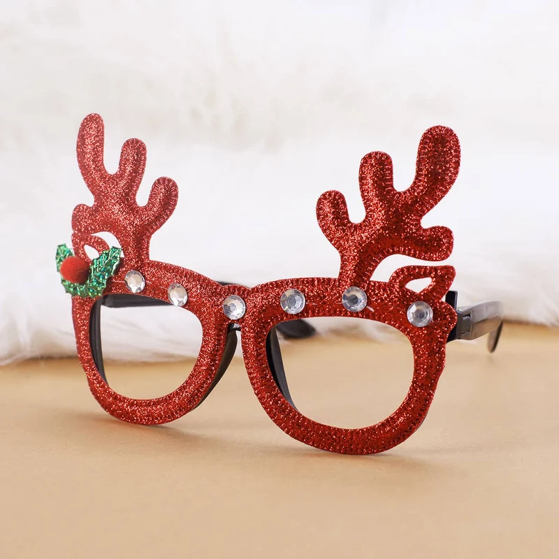 Spaß-Brille im weihnachtlichen Design