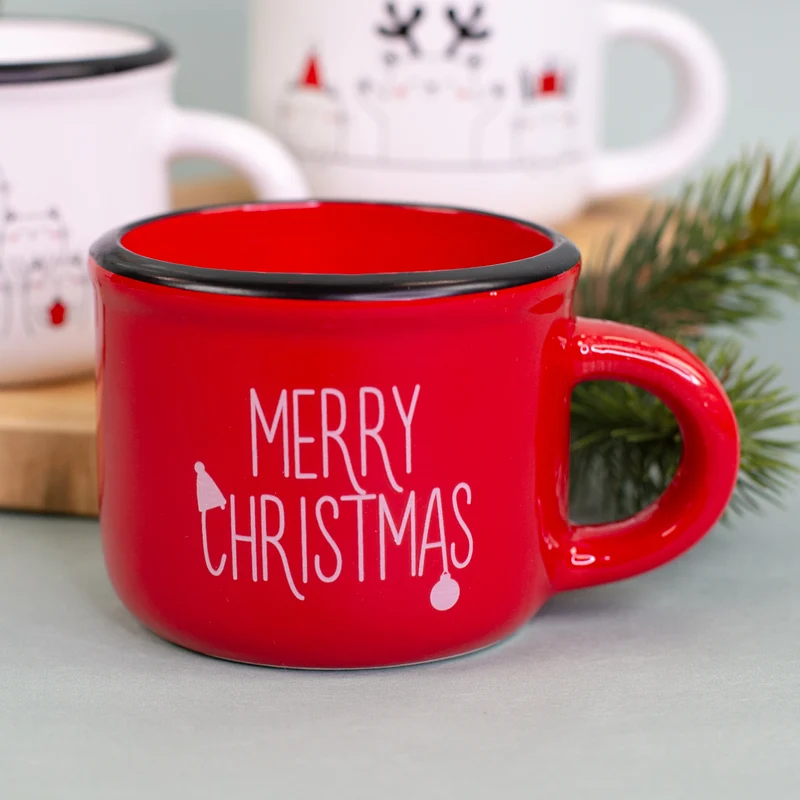 Weihnachtskerze in Dolomitetasse mit Motivauswahl