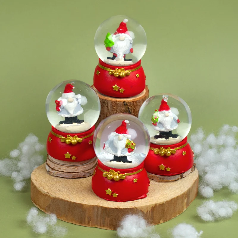 Mini Schneekugel mit Wichtel in 4 Varianten | Wichtelgeschenk