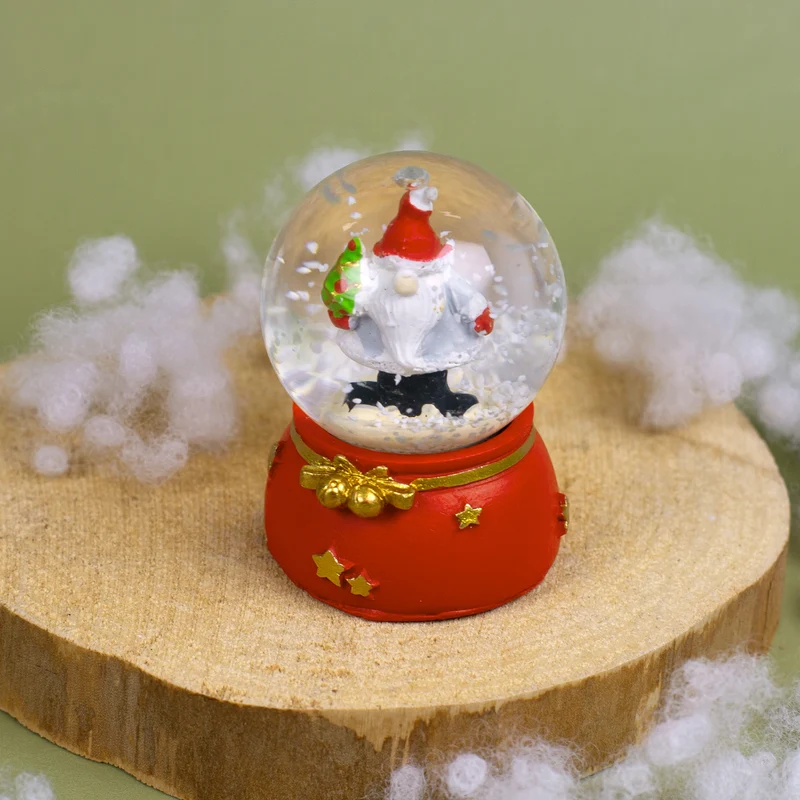 Mini Schneekugel mit Wichtel in 4 Varianten | Wichtelgeschenk