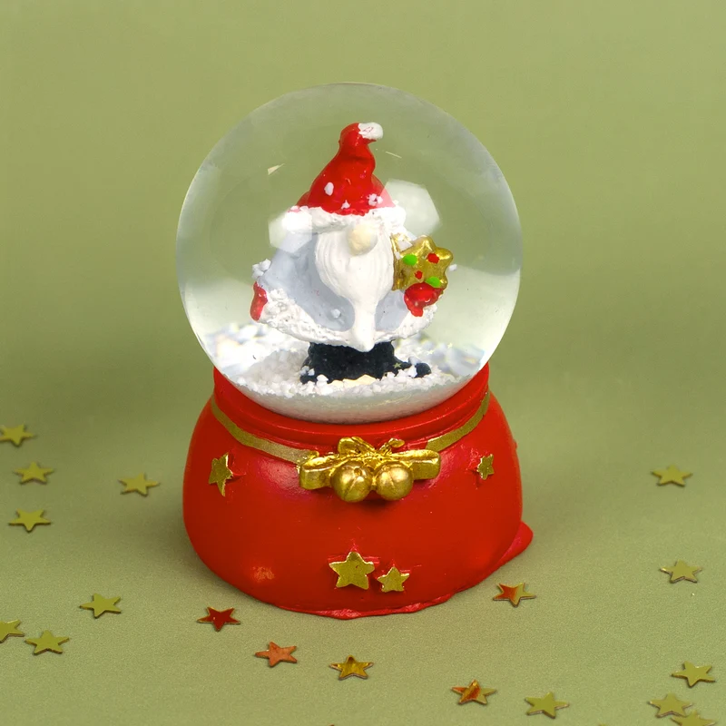 Mini Schneekugel mit Wichtel in 4 Varianten | Wichtelgeschenk