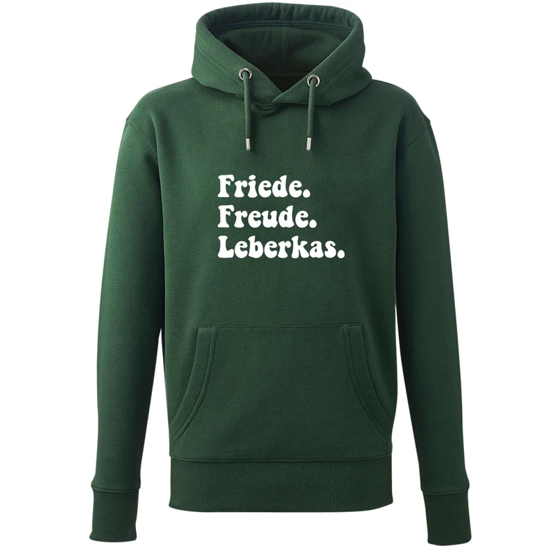Hoodie "Friede. Freude. Leberkas."