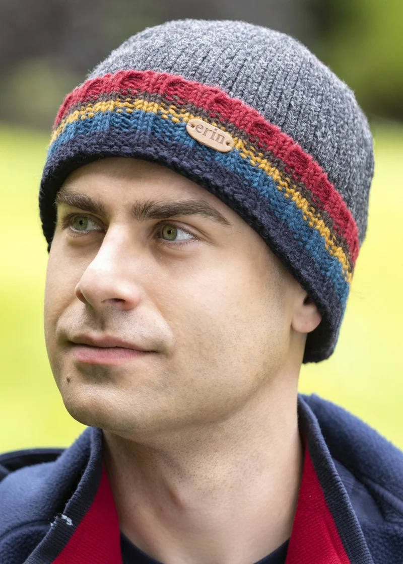 Erin Rib Pullon Turnup Hat | Charcoal
