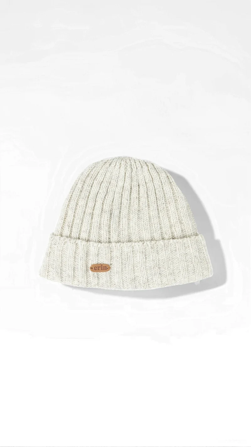 Erin Rib Pullon Hat with Fleece Lining | Oatmeal