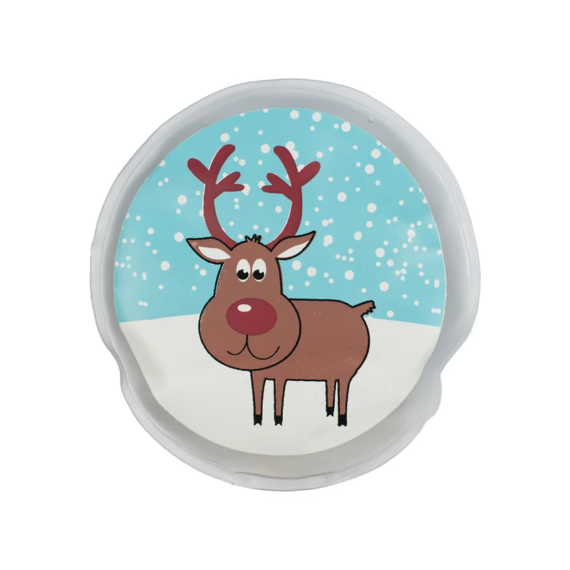 Handwärmer mit Weihnachtsmotiven | Rund