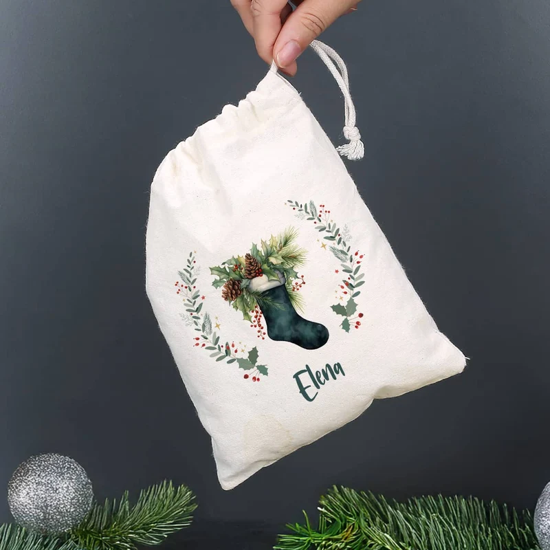 Kleiner Nikolaussack mit verschiedenen Motiven und Name