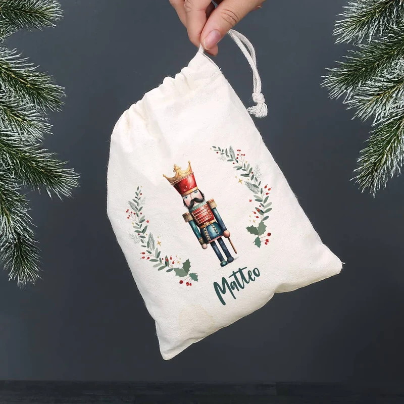 Kleiner Nikolaussack mit verschiedenen Motiven und Name