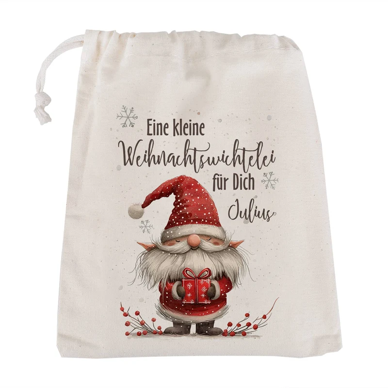 Kleine Weihnachtswichtelei - Geschenksack in 3 verschiedenen Größen