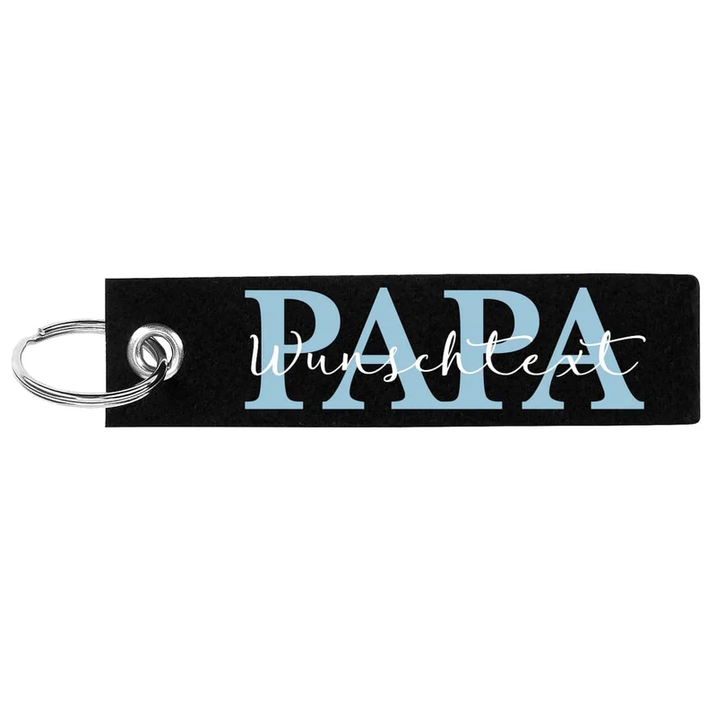 Schlüsselanhänger - PAPA - mit den Namen der Kinder