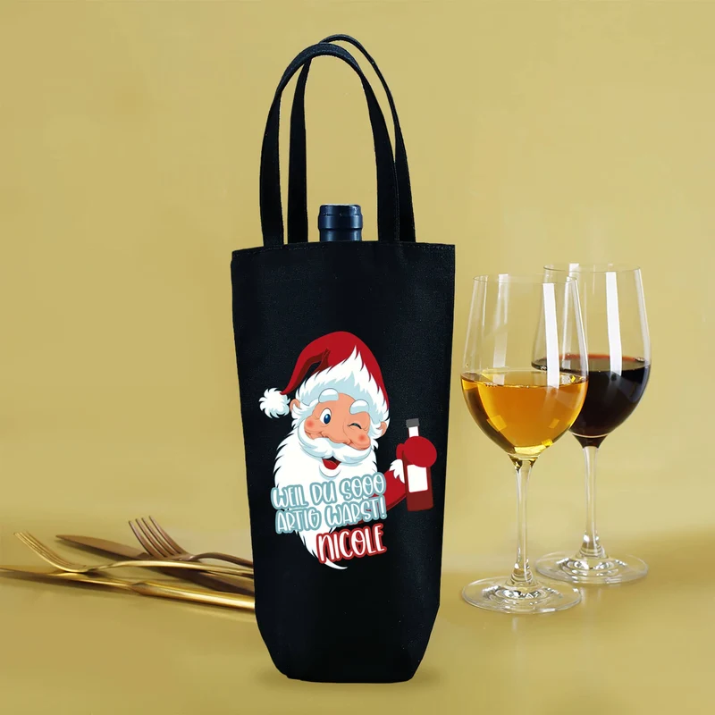 Weil du sooo artig warst! - Flaschentasche zu Weihnachten