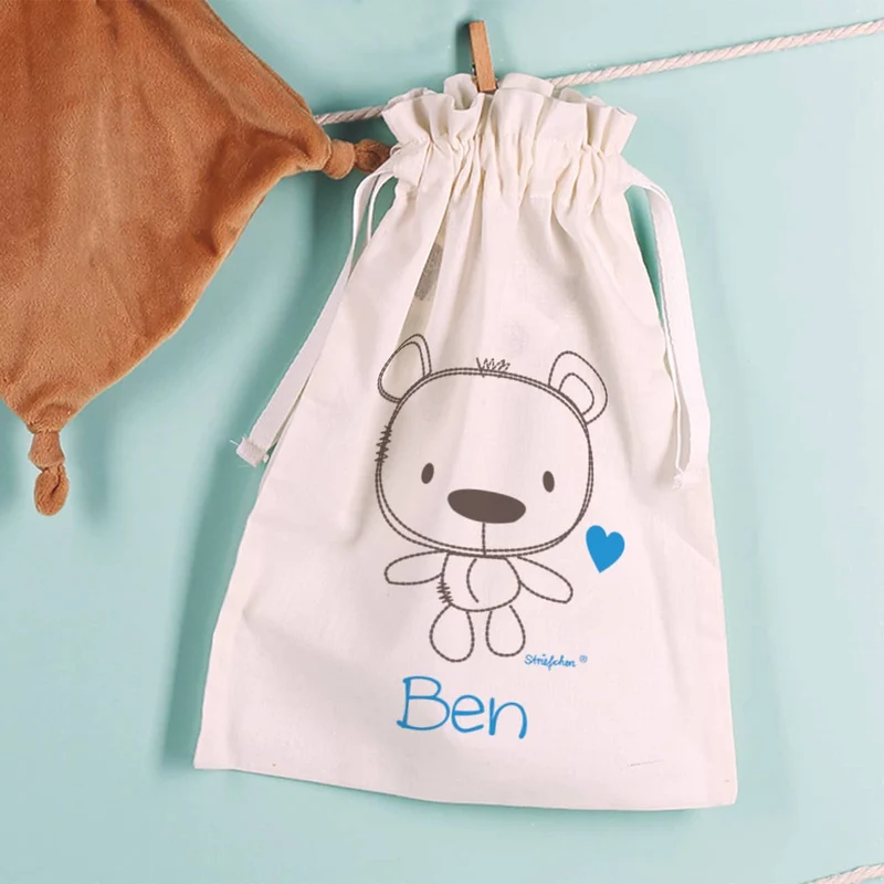 Geschenksäckchen zur Geburt für Jungs