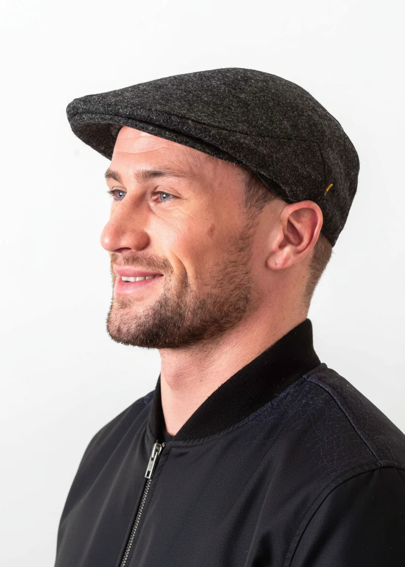 Clergy Grey Flat Cap | 100% Pure New Wool | Irish Made