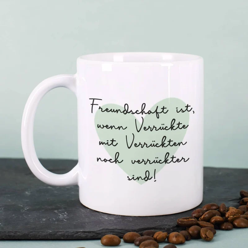 Personalisierte Beste Freundinnen Tasse als einzigartiges Geschenk