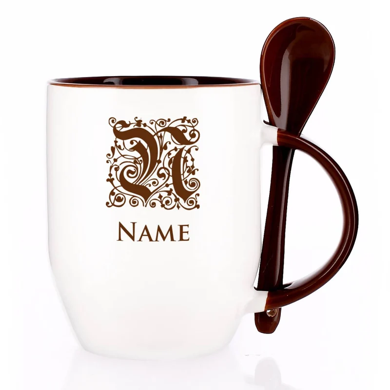 Tasse mit Monogramm