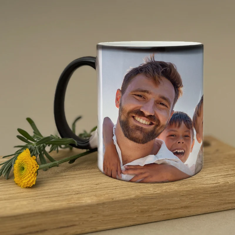 Magic Tasse mit Ihrem Lieblingsfoto und Thermo-Effekt