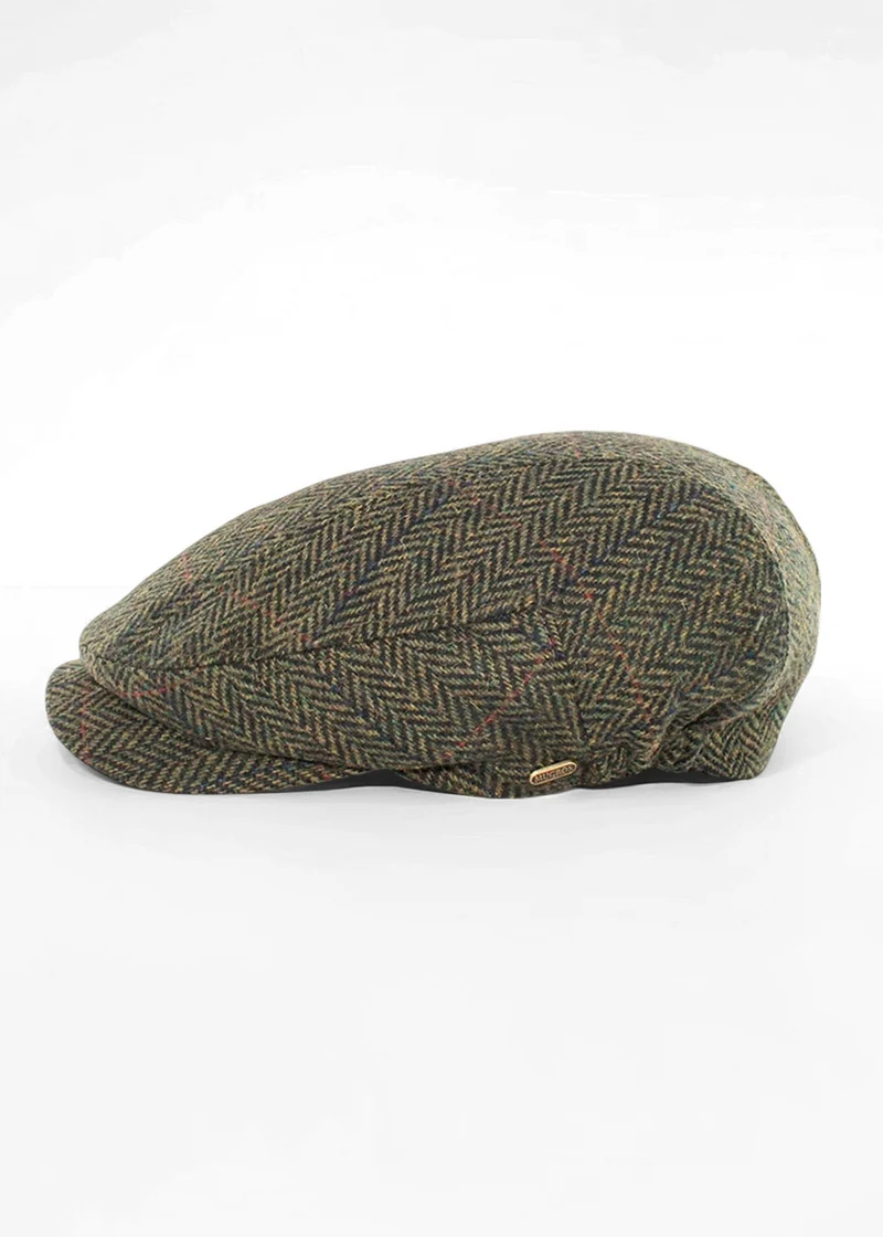 Mucros Kerry Cap | Premium Wool Flat Cap | Green