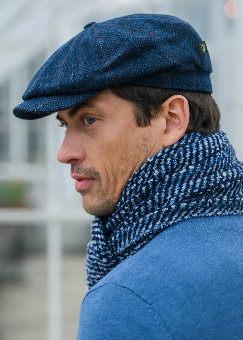 Mucros Premium Wool Driving Cap | Classic 8-Piece Design