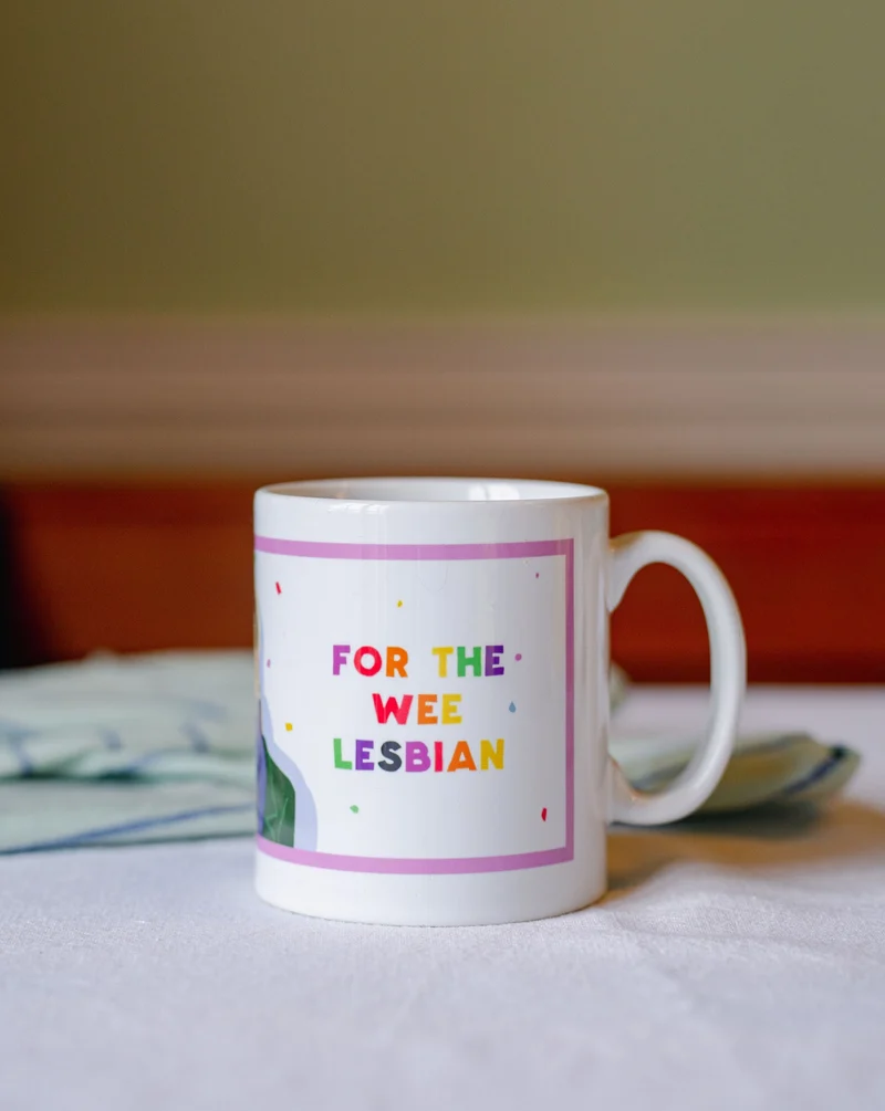 A Cup of L.G.B.TEA.Q for the Wee Lesbian Mug | Derry Nice Things