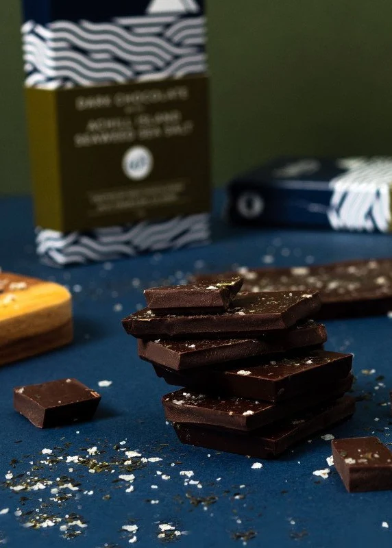 Achill Island Seaweed Sea Salt Dark Chocolate Bar | Skelligs Chocolate