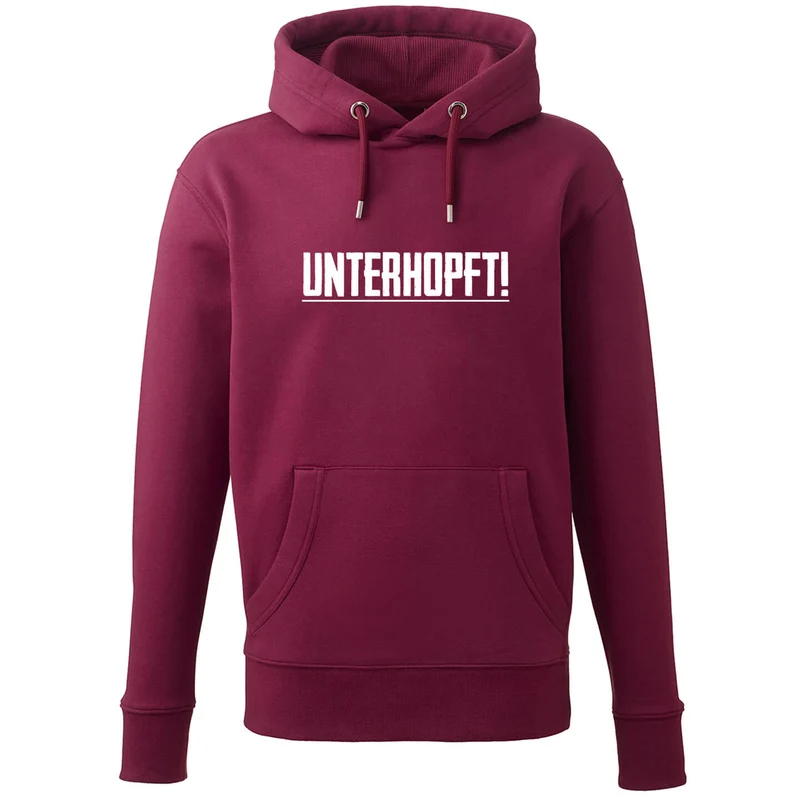 Hoodie "Unterhopft"