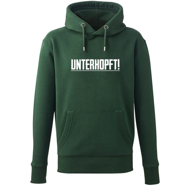 Hoodie "Unterhopft"