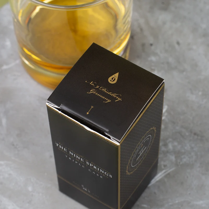The Nine Springs - Triple Cask Single Malt Whisky aus dem Eichsfeld in Thüringen | Miniaturflasche
