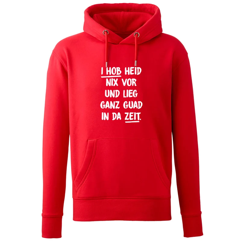 Hoodie "I hob heid nix vor"