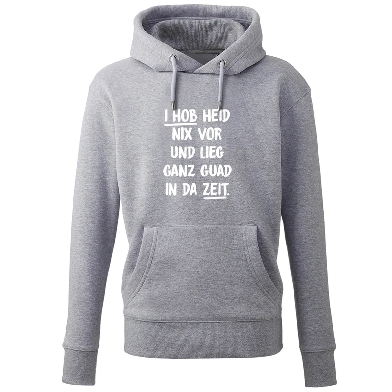 Hoodie "I hob heid nix vor"