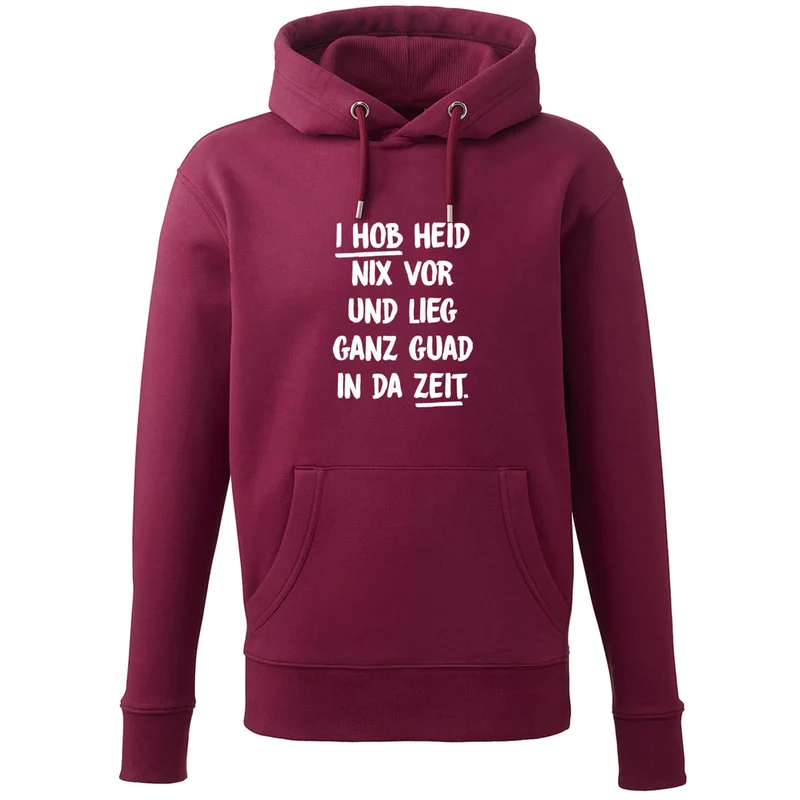 Hoodie "I hob heid nix vor"