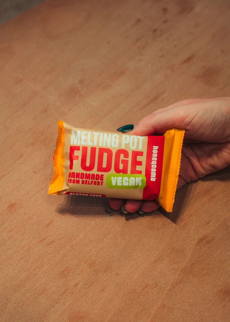 Vegan Honeycomb Fudge | Melting Pot