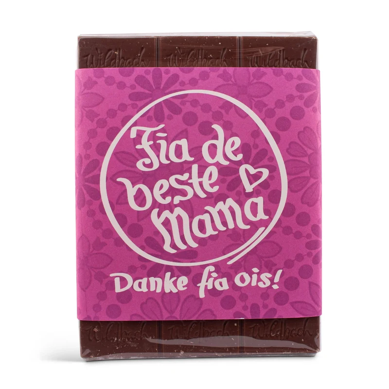Schokolade "Fia die beste Mama"