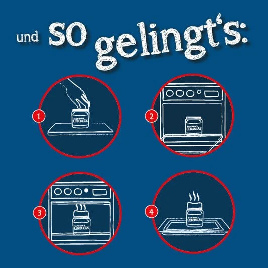 Notfall-Leberkas "Bayerisch" im Glasl