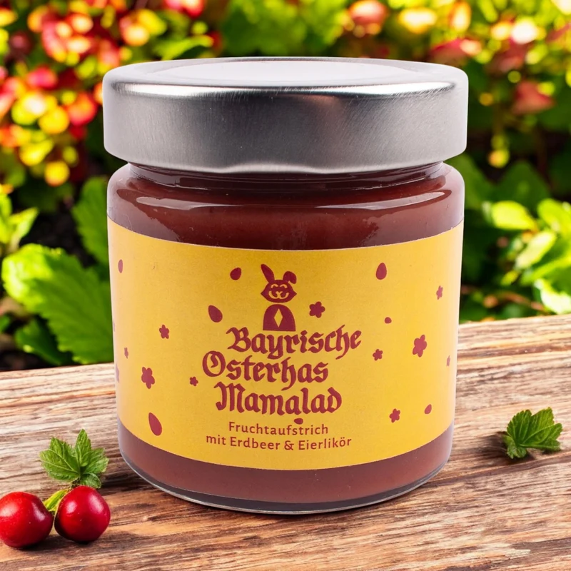 Fruchtaufstrich "Bayrische Osterhas Mamalad"