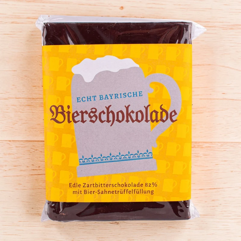 Echt bayerische Bier-Schokolade