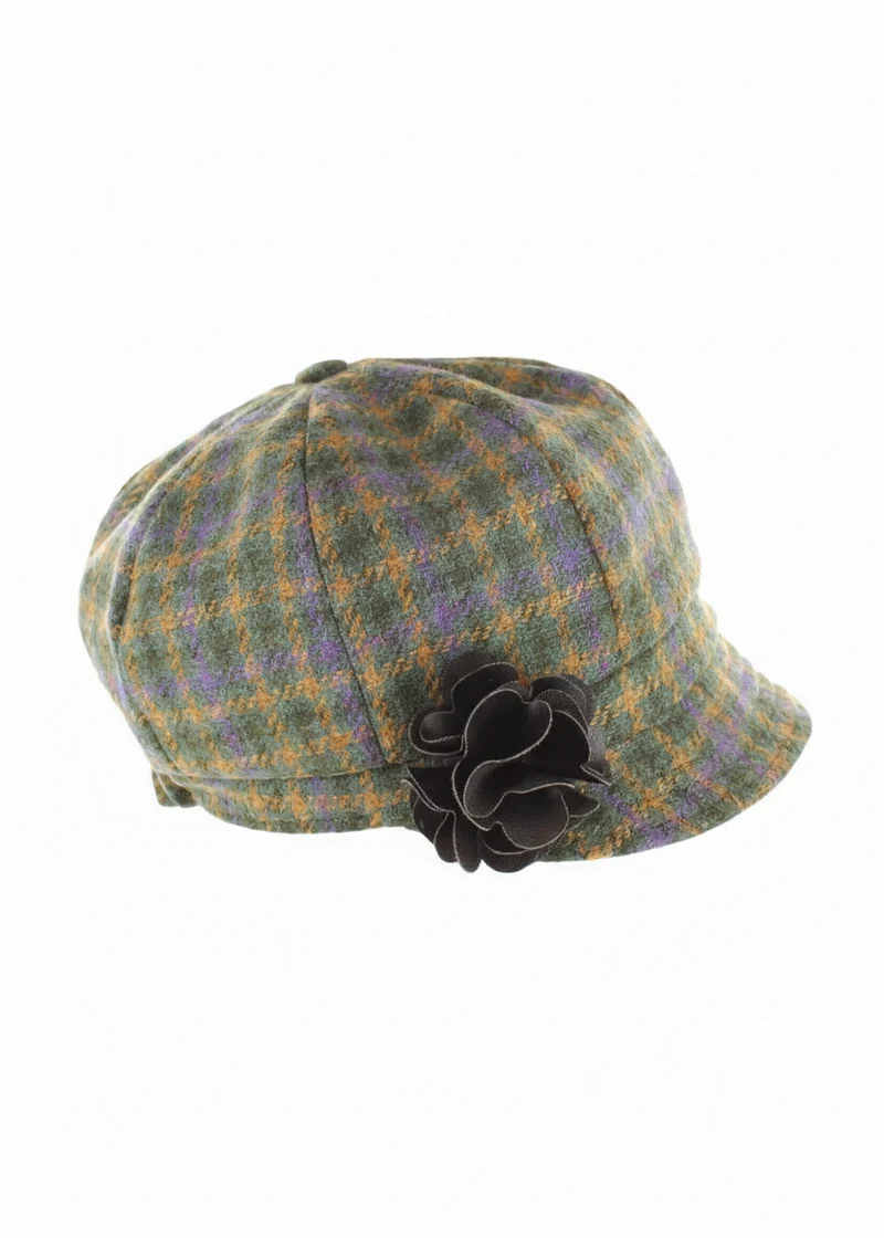 Mucros Weavers Ladies Newsboy Cap | Irish Tweed | One Size