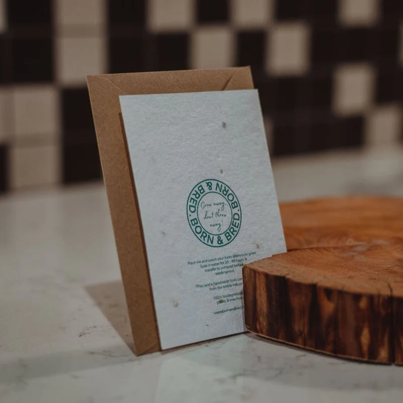 Alright Bud | Shamrock Seed Card | Born & Bred