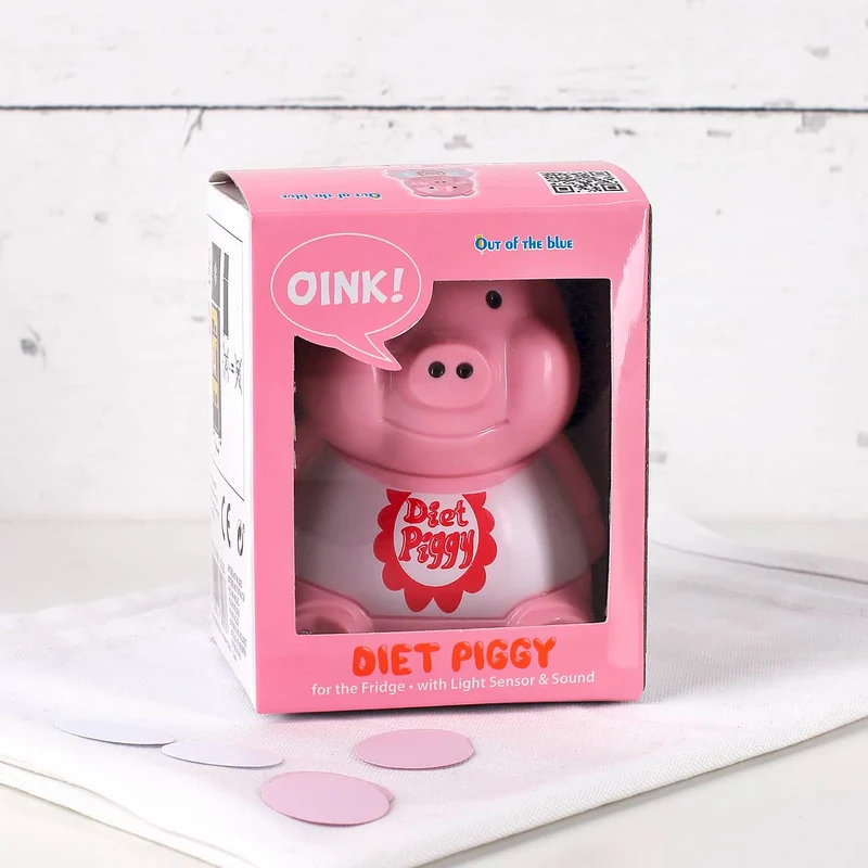 Diätschweinchen für den Kühlschrank mit Sound